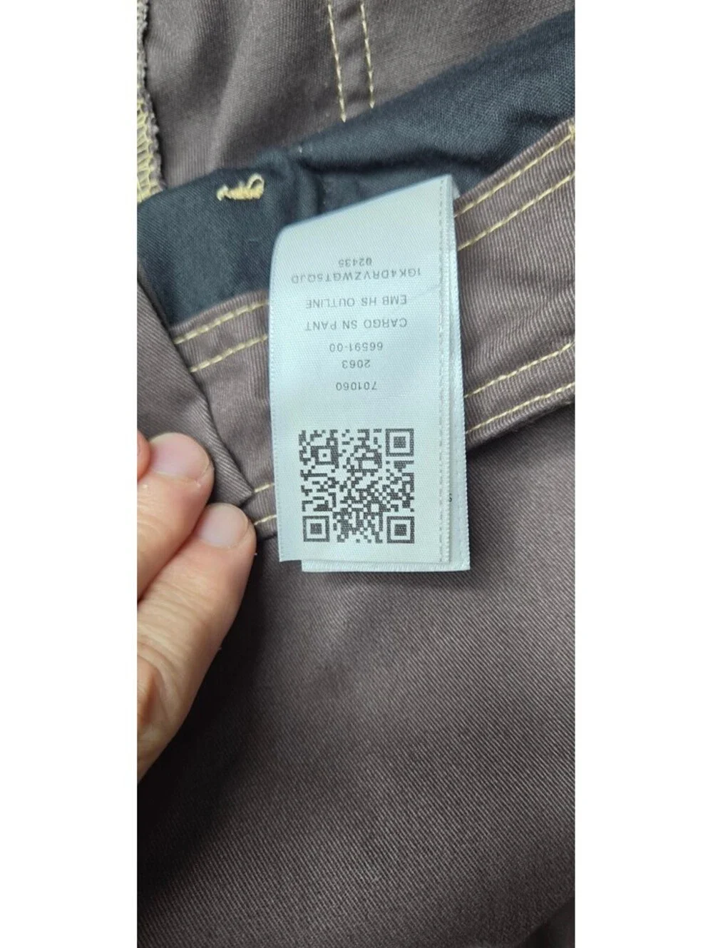 NWT True Religion Men's Warped Horseshoe Baggy Cargo Pants Bracken Brown 34x32